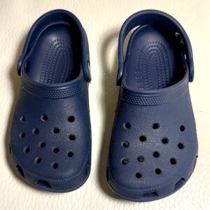 Kids Dark Blue Clog Sandals – Lightweight Slip-On – Size 10-11CROCS